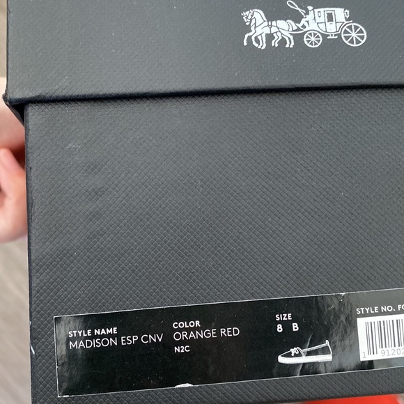 Brand new never worn Coach loafer espadrilles - Picture 7 of 7